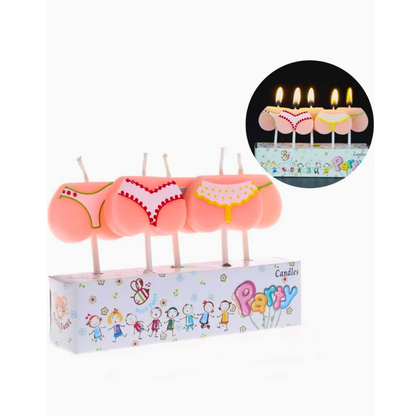 Bikini Shaped Bachelor Party Decorative Candle - 5PC