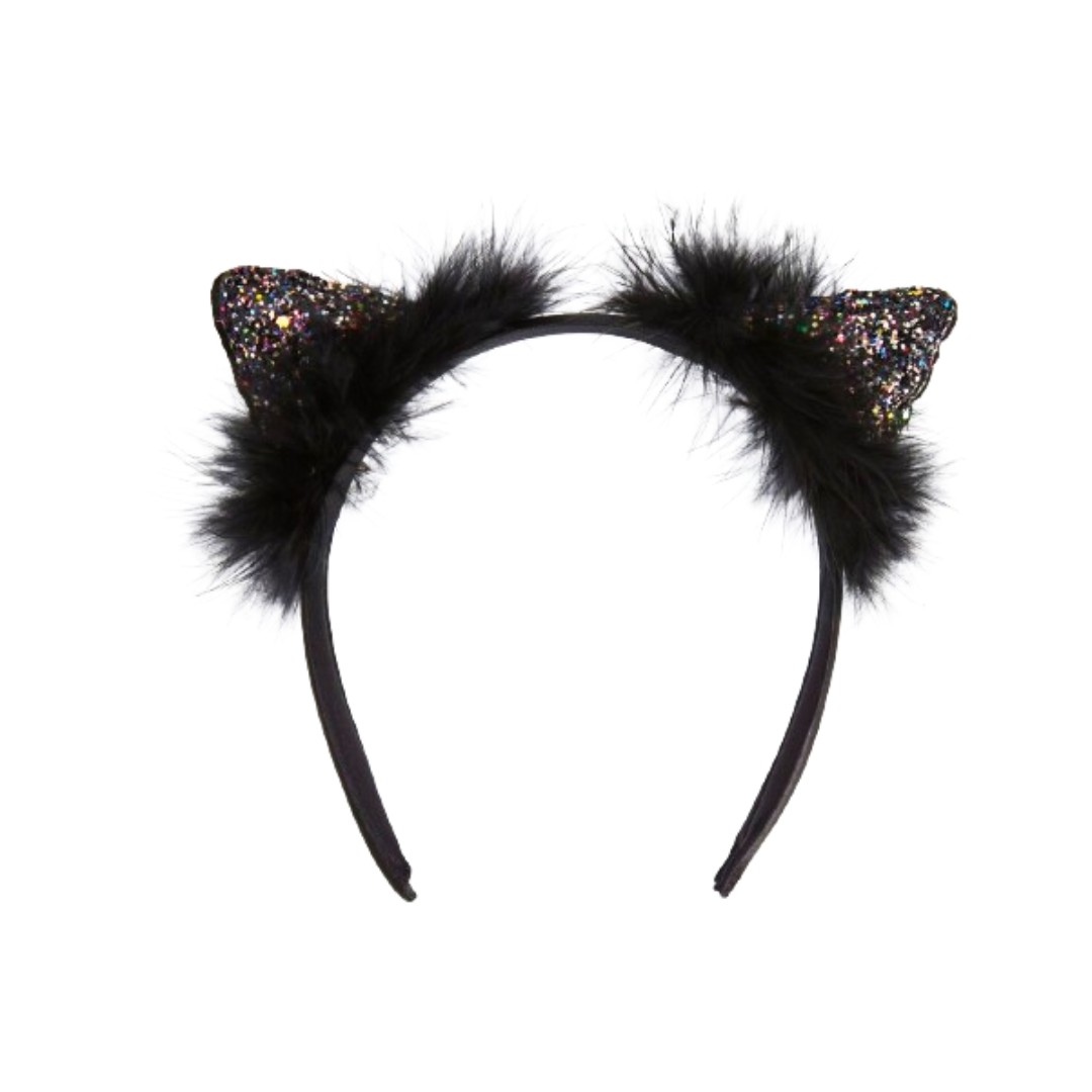 Sparkling Cat Ears Headband - 1PC