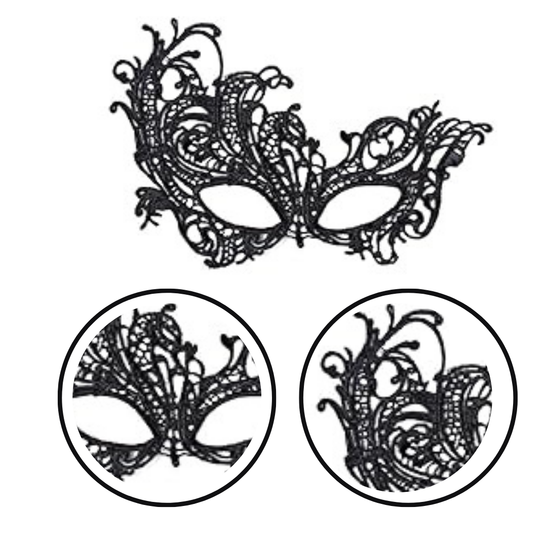 Masquerade Wild Butterfly Black Wired Eye Masks - 1PC