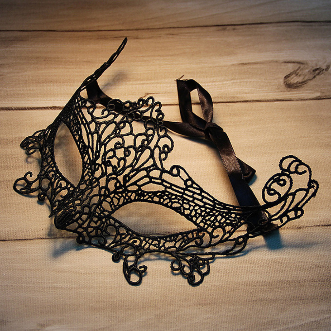 Masquerade Black Lace Fashion Eye Masks - 1PC