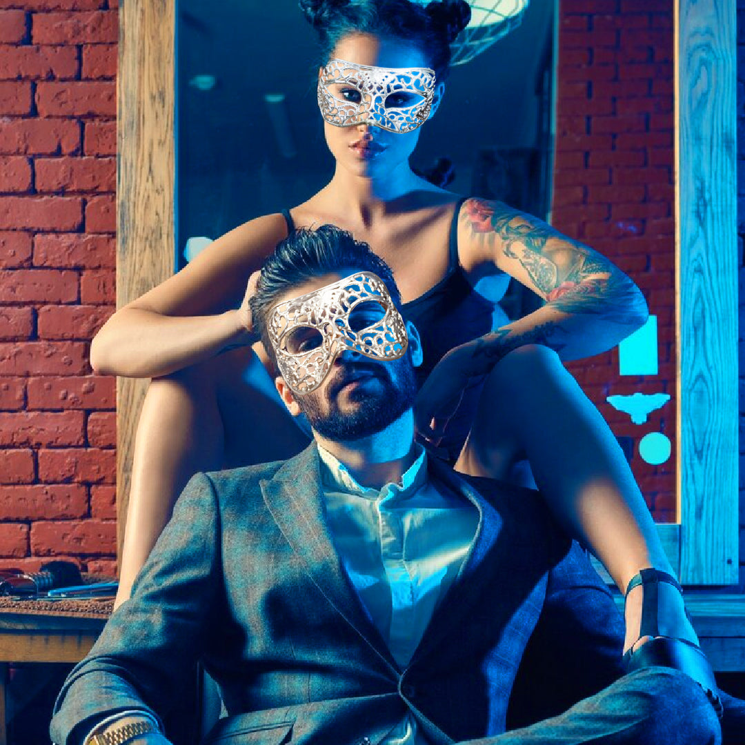 Masquerade Venetian Style Mask - Unisex