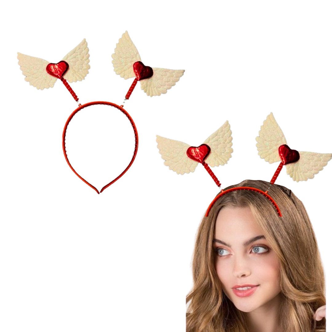 Heart Wings Angel Daemon Headband - 1PC