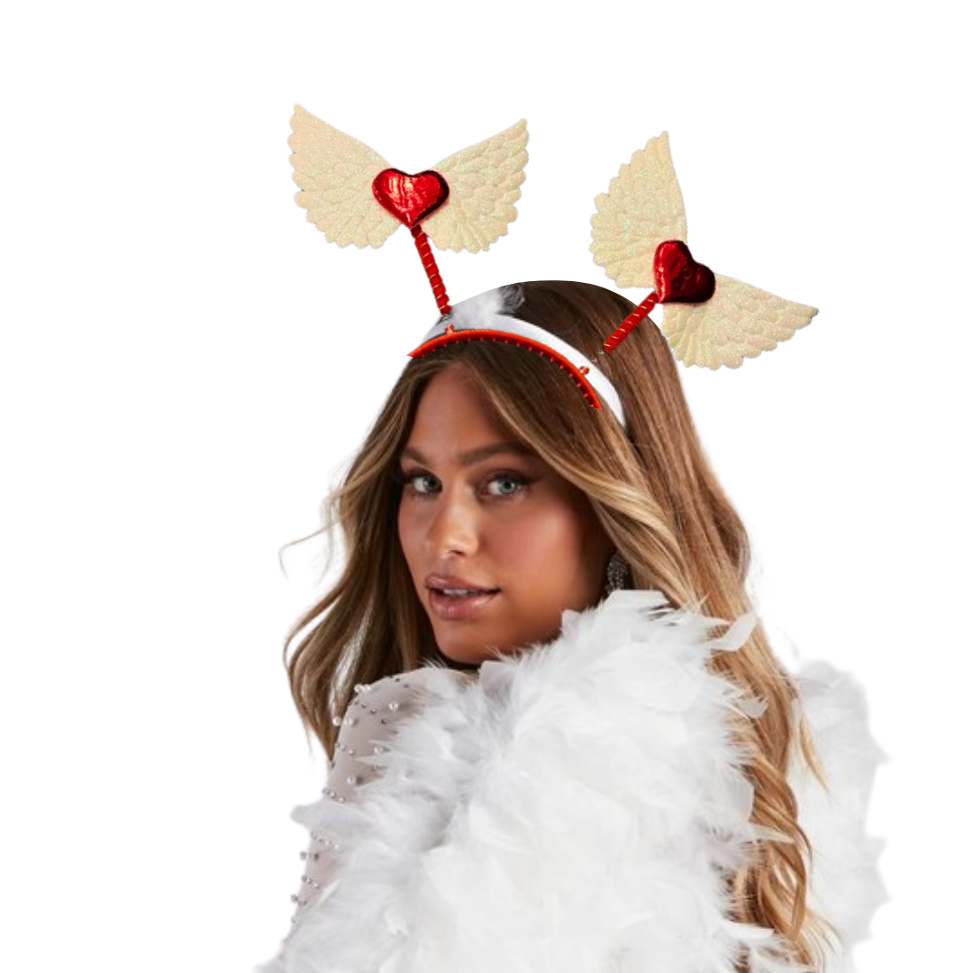 Heart Wings Angel Daemon Headband - 1PC