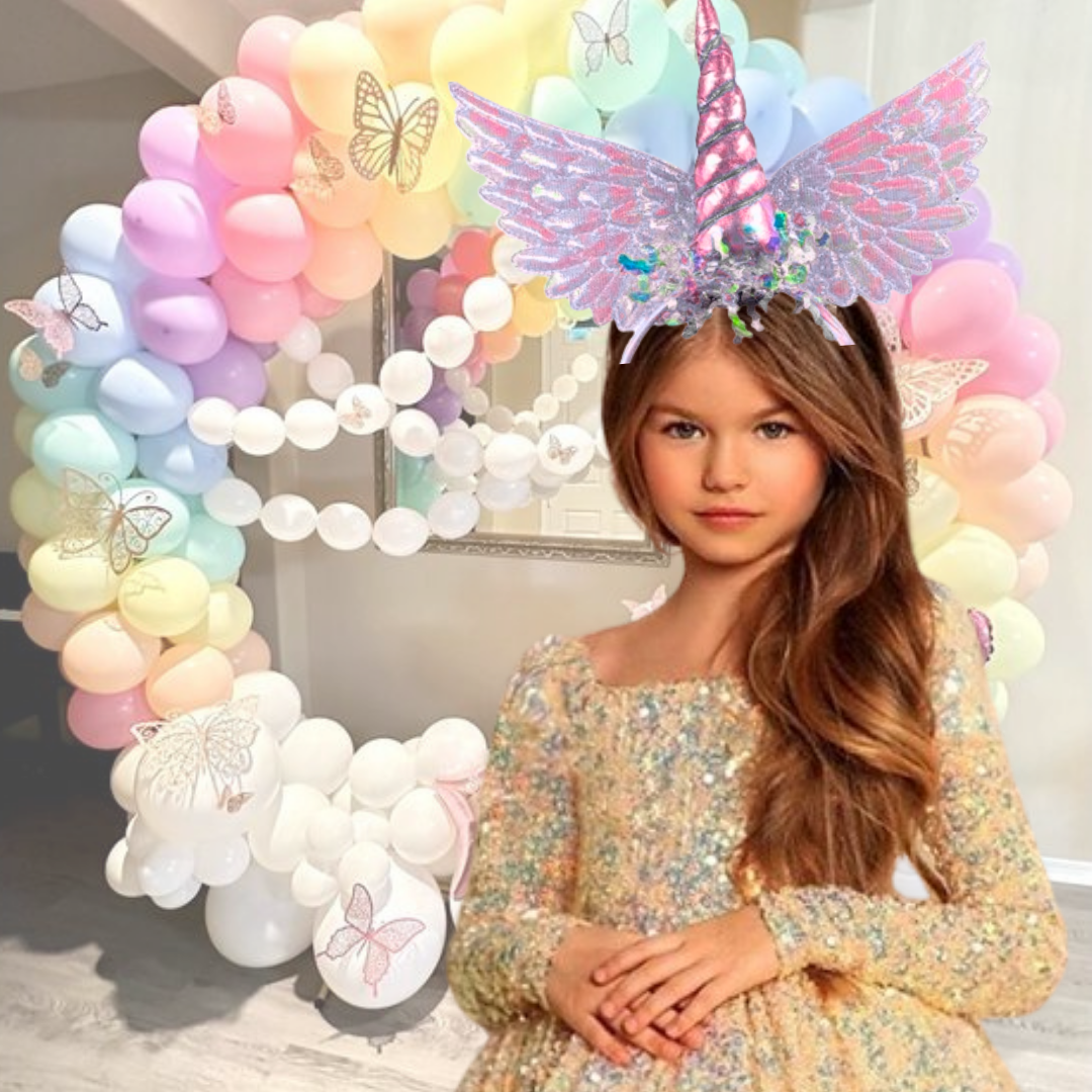 Unicorn Angel Wings Headband - 1PC