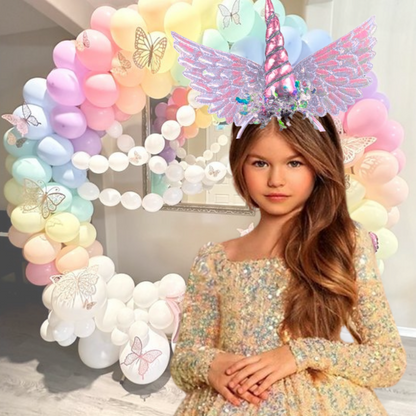 Unicorn Angel Wings Headband - 1PC