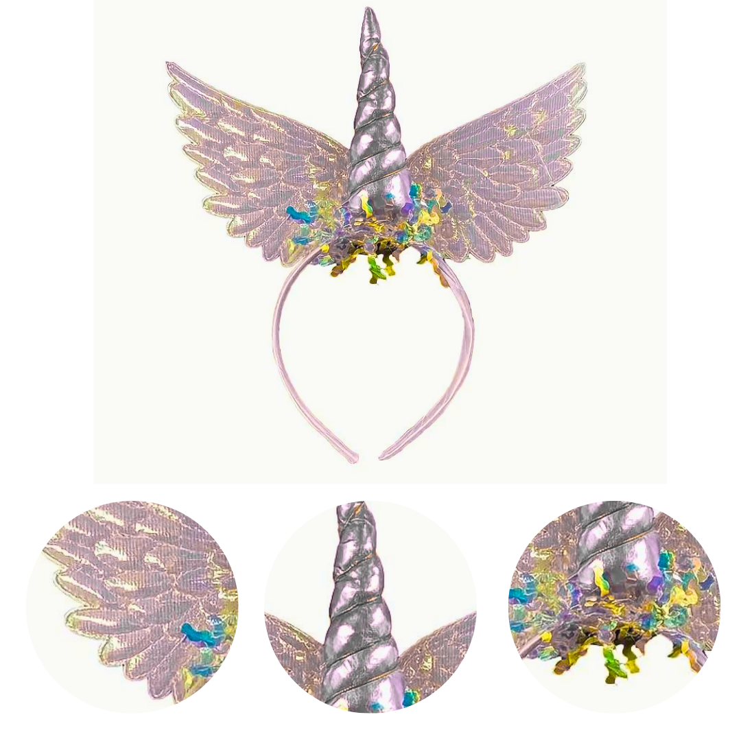 Unicorn Angel Wings Headband - 1PC