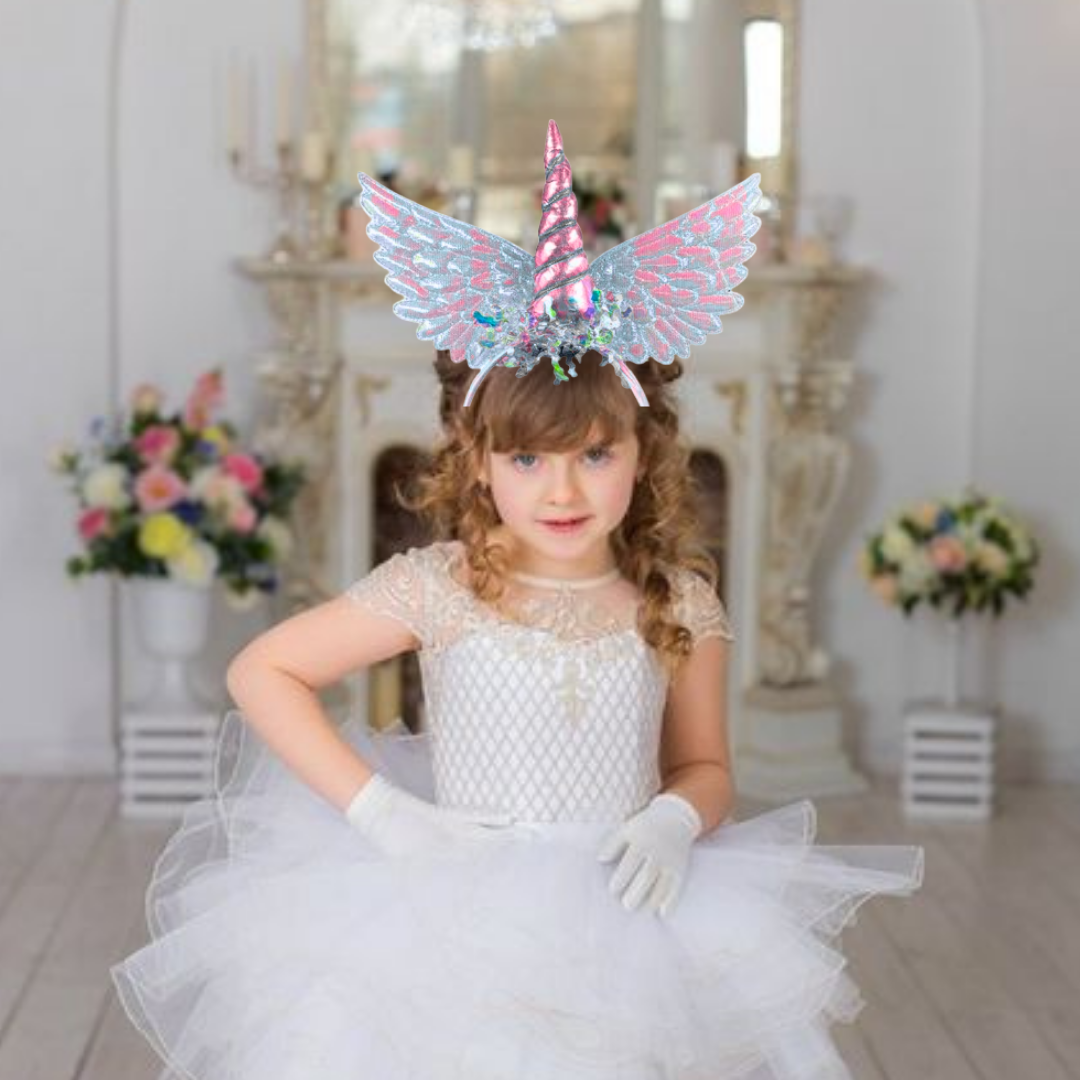 Unicorn Angel Wings Headband - 1PC