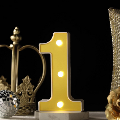 No.1 LED Golden Marquee