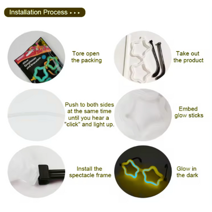 Glow in The Dark Items Bracelet , Shades , Headbands , Wand