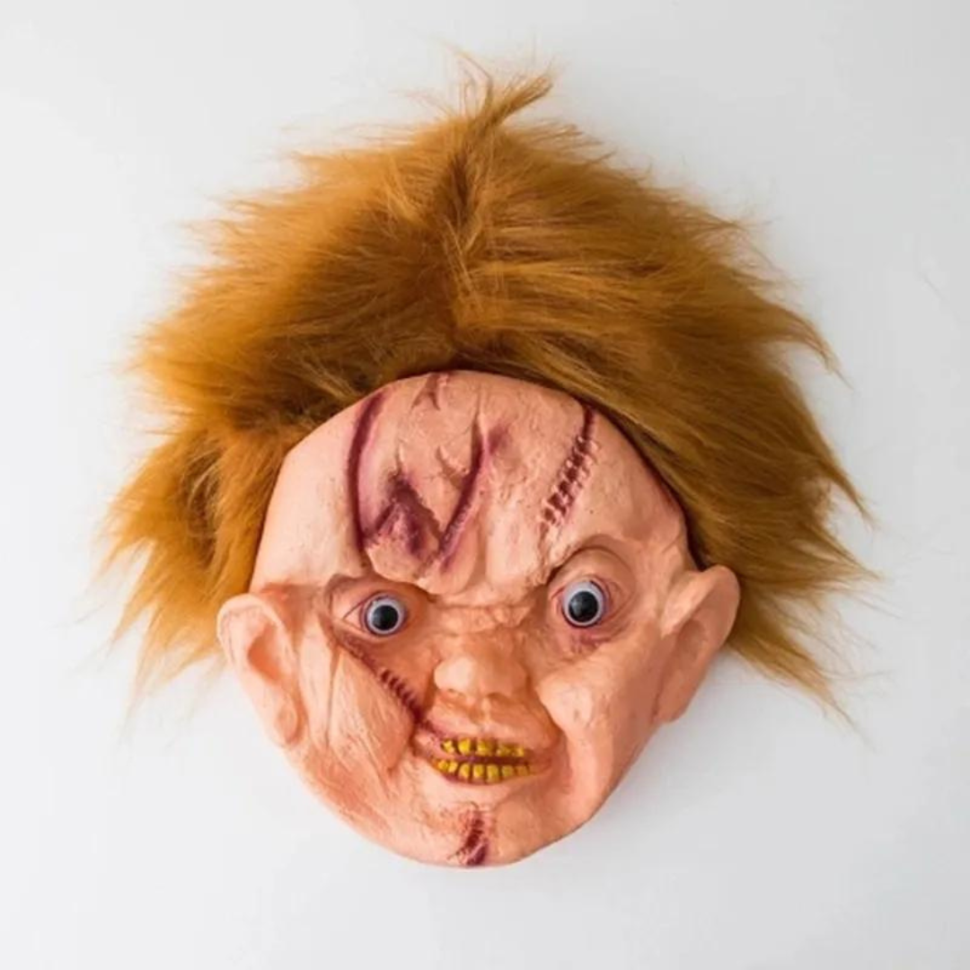 Horror Chucky Doll Mask Evil Child Play Chucky Mask