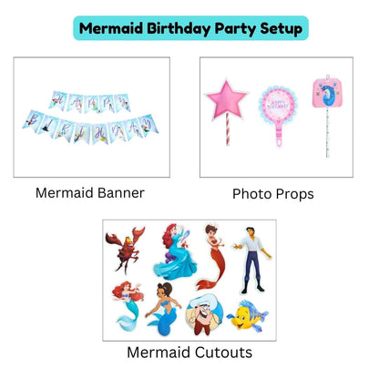 Mermaid Birthday Party Set - 14PC