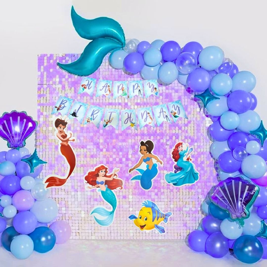 Mermaid Birthday Party Set - 14PC