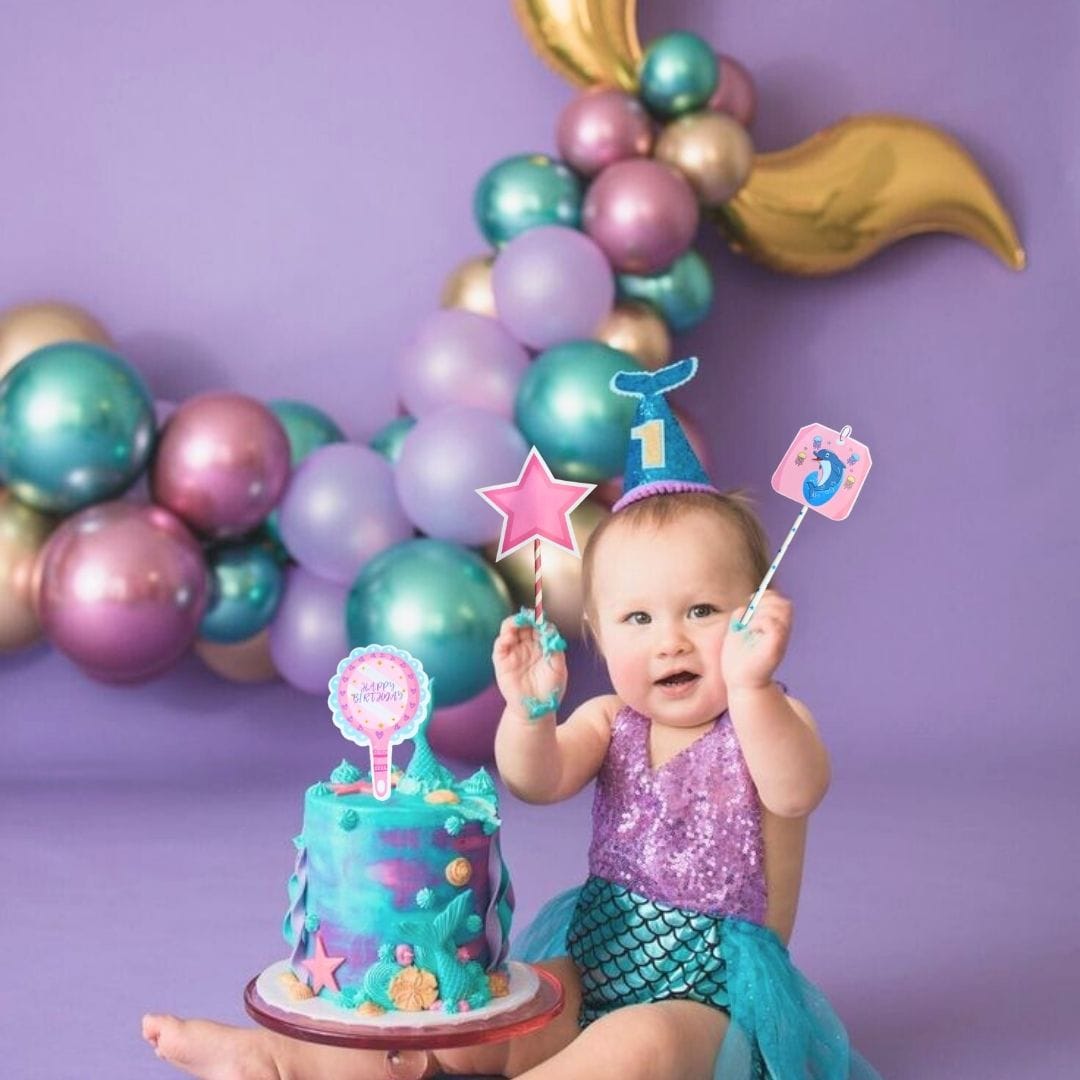 Mermaid Birthday Party Set - 14PC