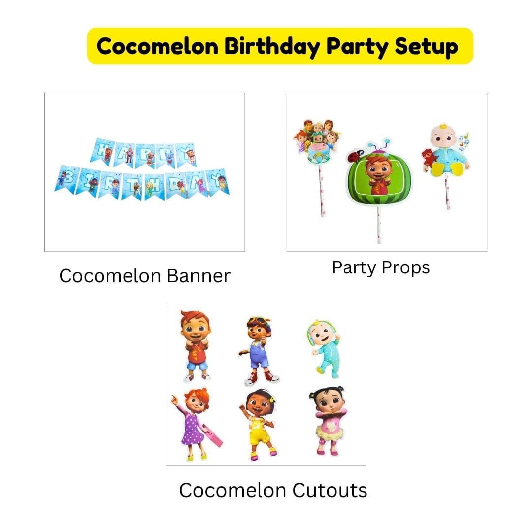 Cocomelon Birthday Party Set - 16PC