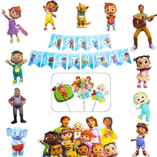 Cocomelon Birthday Party Set - 16PC