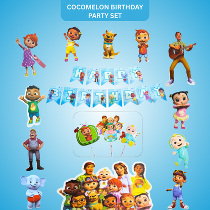 Cocomelon Birthday Party Set - 16PC