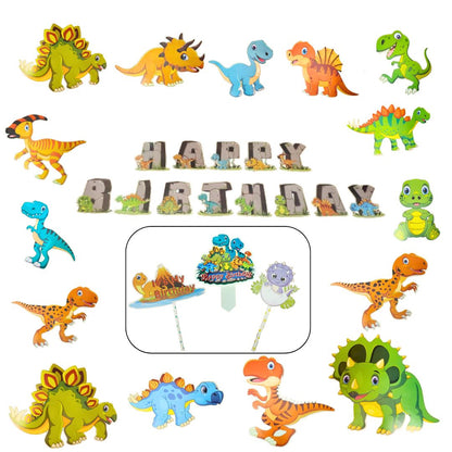 Dinosaur Birthday Party Set -  17PC