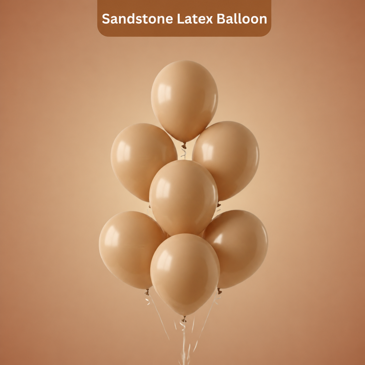 Sandstone Latex Balloons 10 Inch – Pack of 50 for Party Decoration & Event Decor