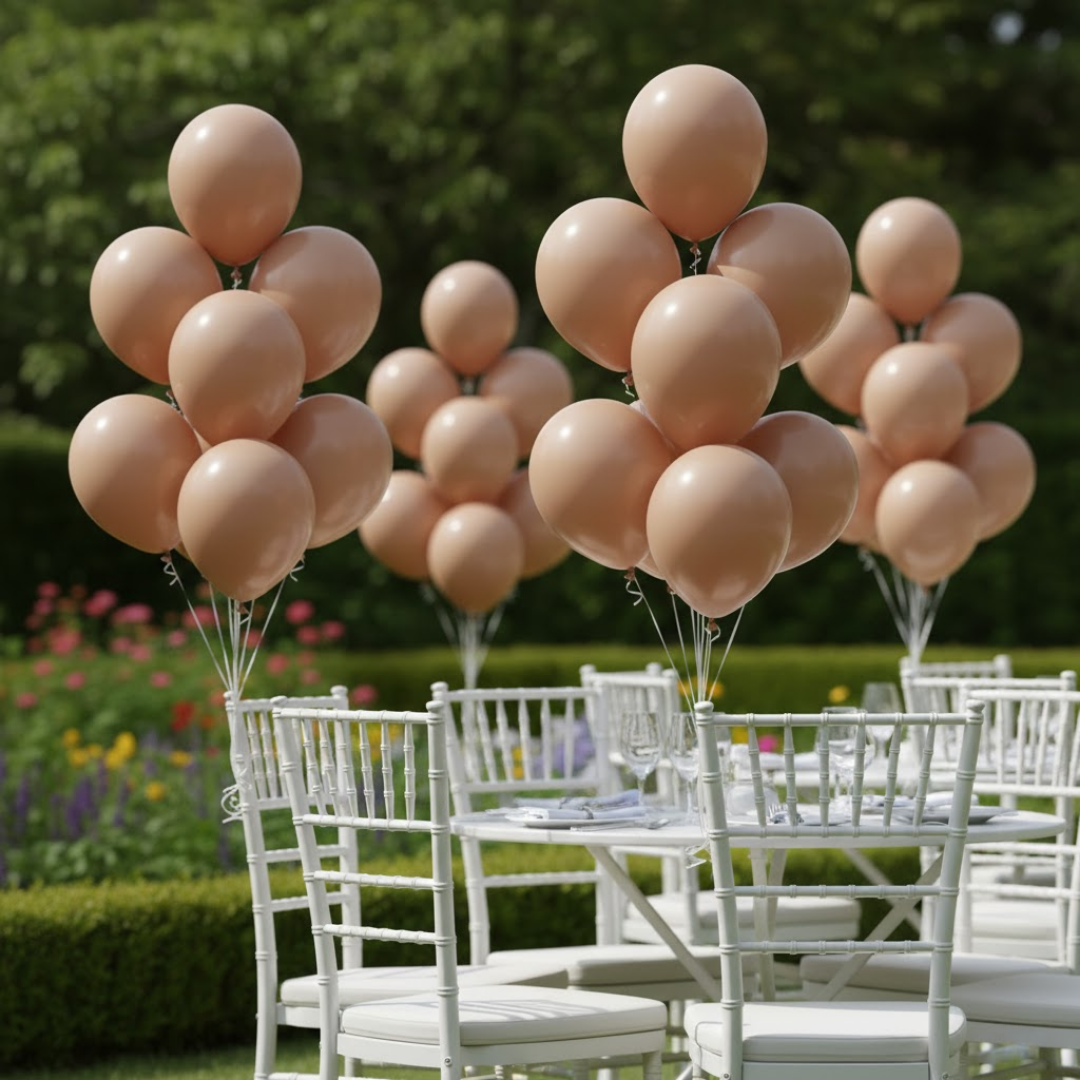 Sandstone Latex Balloons 10 Inch – Pack of 50 for Party Decoration & Event Decor