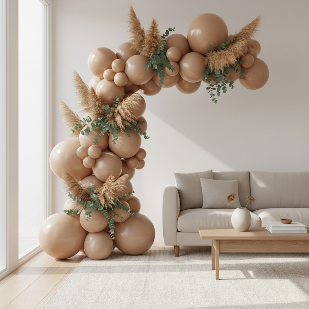 Sandstone Latex Balloons 10 Inch – Pack of 50 for Party Decoration & Event Decor