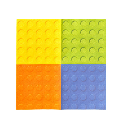 POP IT Colorful Theme Paper Napkins -Pack of 20 (Multicolor)