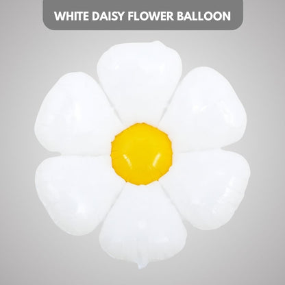 Super Shape White Daisy Flower Shaped Balloon 42
