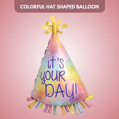 Colorful Hat Shaped Balloon 32"