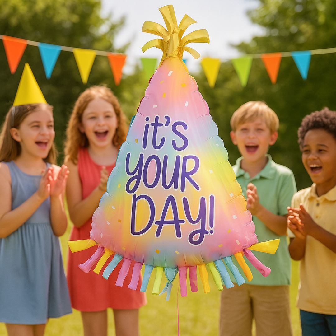 Colorful Hat Shaped Balloon 32"