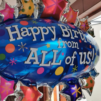 Happy Birthday From All of Us Super Shape Balloon