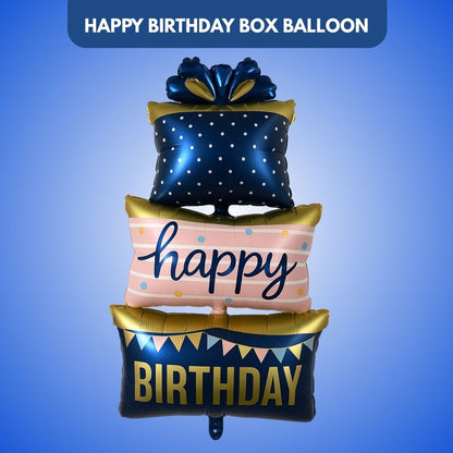 Triple Layer Happy Birthday Box Balloon