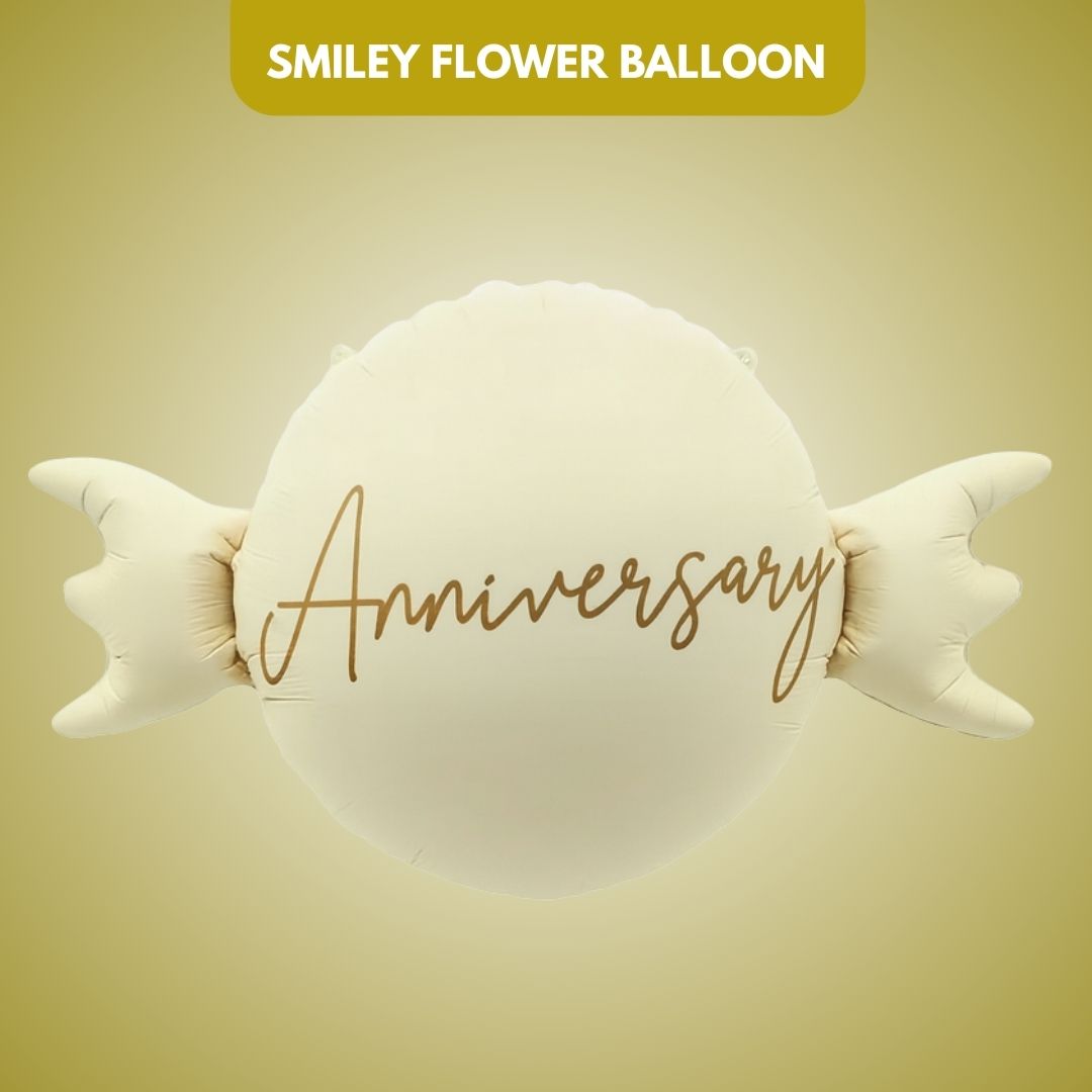Happy Anniversary Candy Shape Balloon - 1PC