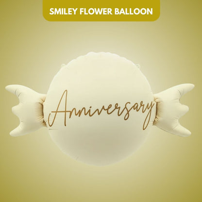 Happy Anniversary Candy Shape Balloon - 1PC