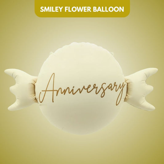 Happy Anniversary Candy Shape Balloon - 1PC