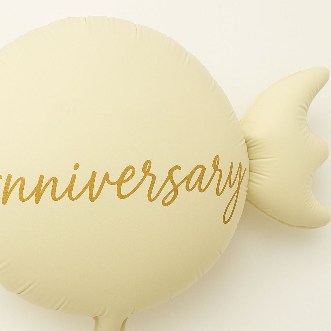Happy Anniversary Candy Shape Balloon - 1PC