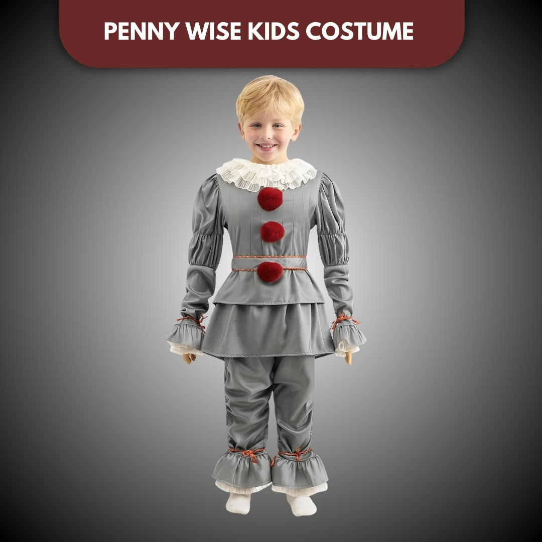 Penny Wise Kids Cosplay Costume - Size M - Age 5 to 7 Years