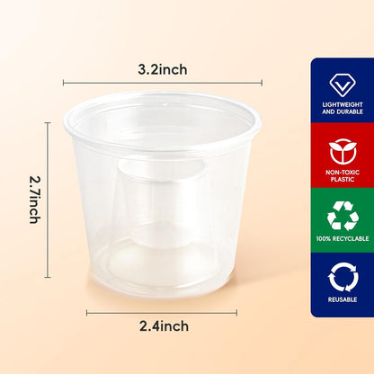 Bomber Shot Cups for Drinking and Serving Drinks - 60ML - 10PC