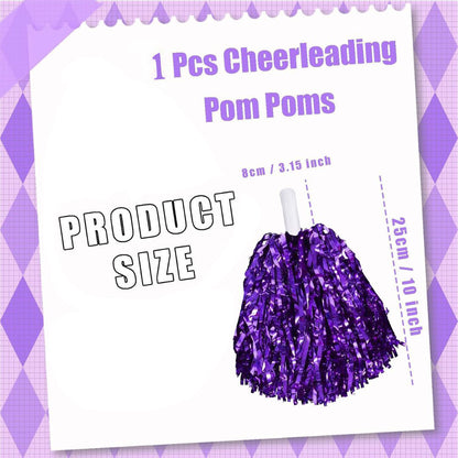 Cheerleaders Purple Pom Pom - 1PC