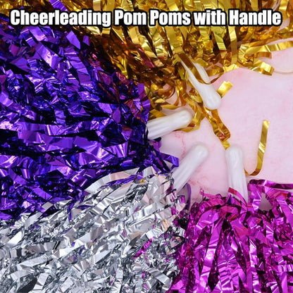 Cheerleaders Purple Pom Pom - 1PC
