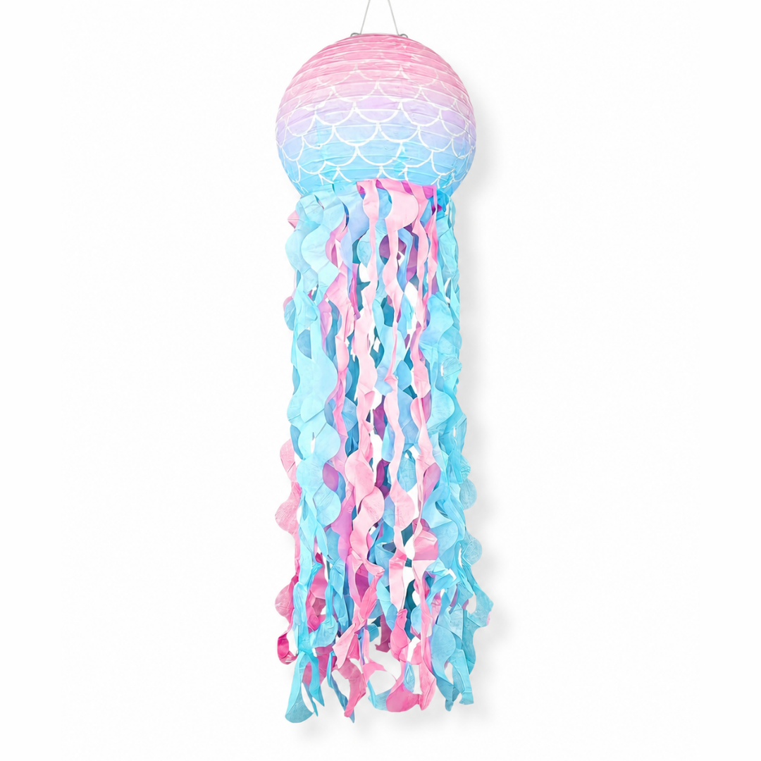 Mermaid Jellyfish Lantern - Under the Sea Party Hanging Decor | Wanna Party - Image 2