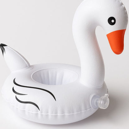 Inflatable Swan Drink Holder Pool Float - 1PC