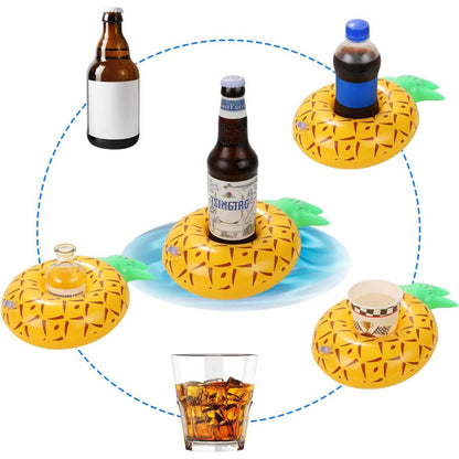 Inflatable Pineapple Drink Holder Pool Float - 1PC