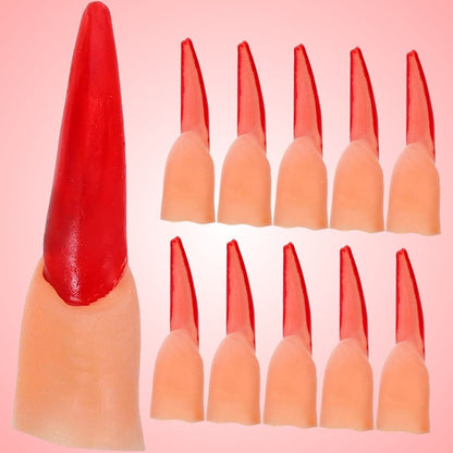 Fake Witch Nails Red - 10PC