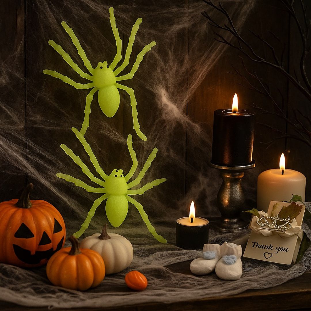 Glow in The Dark Spider - 2PC