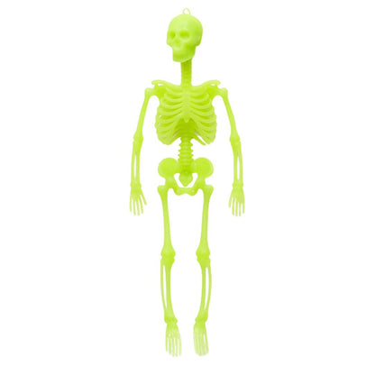Glow in the Dark Hanging Skeleton -  12 inches - 1PC