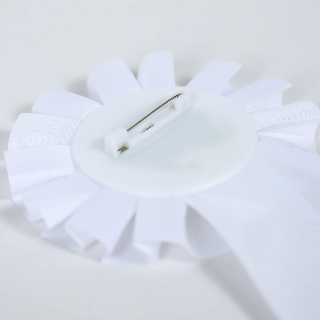 Dad to Be Award Button White - 1PC