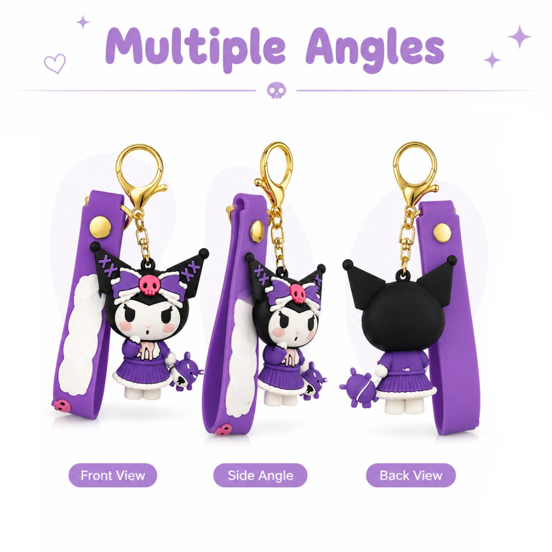 Kuromi Key Chain & Bag Charms - 1PC