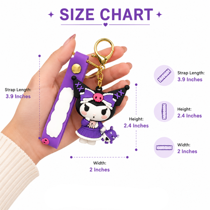 Kuromi Key Chain & Bag Charms - 1PC