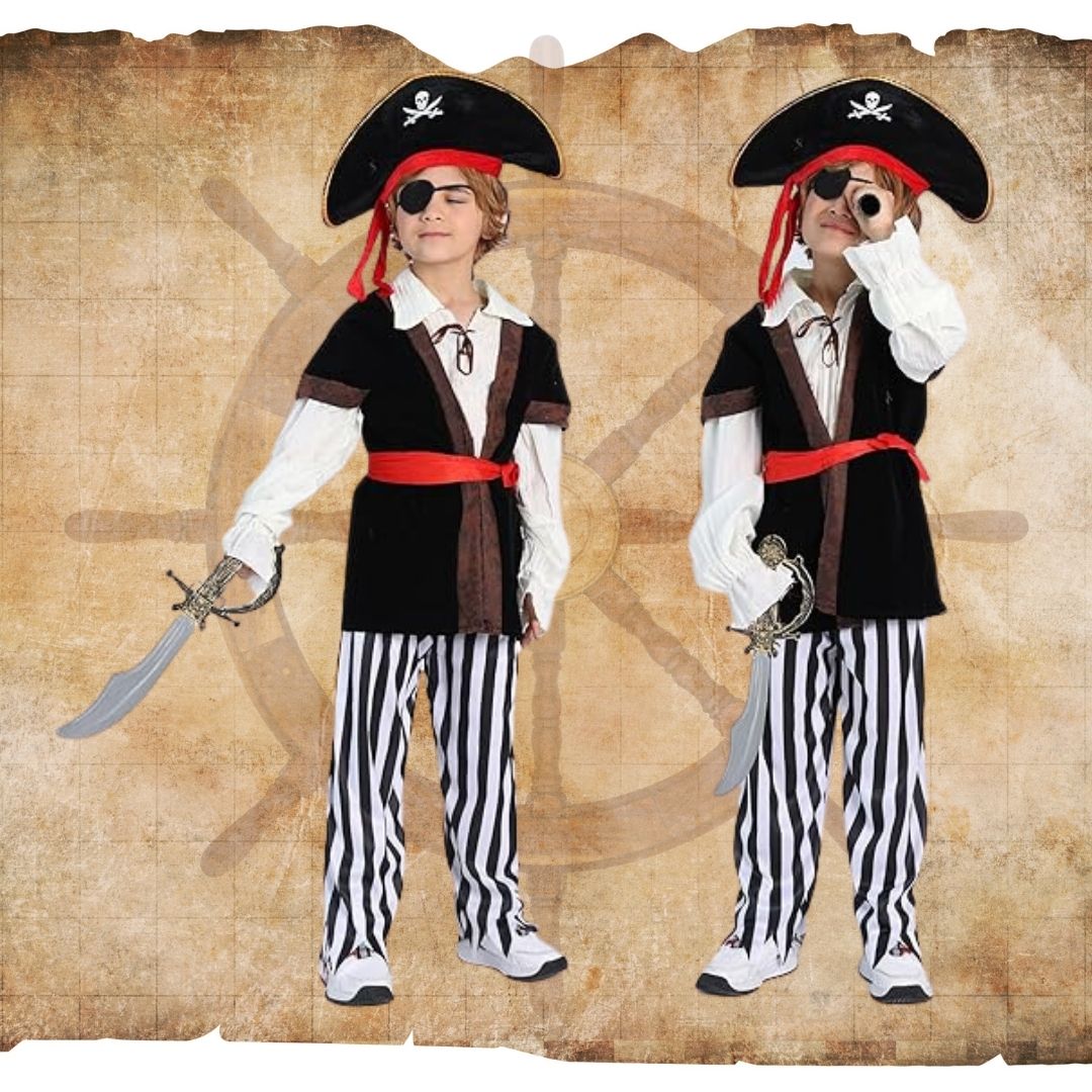 Pirate Costume with Accessories for Kids