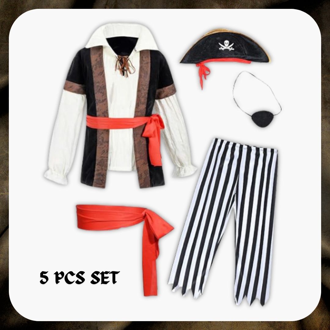 Pirate Costume with Accessories for Kids