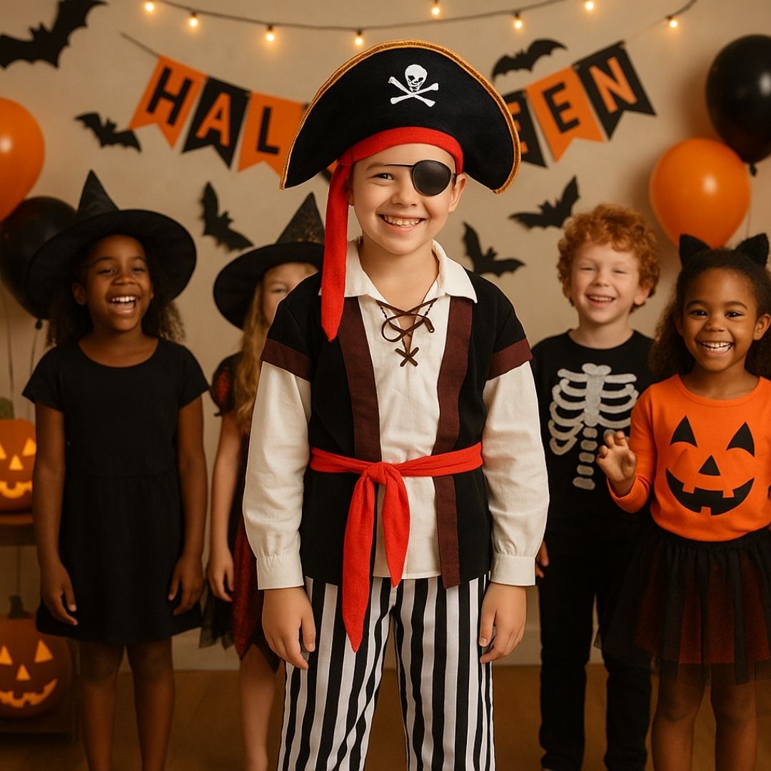 Pirate Costume with Accessories for Kids